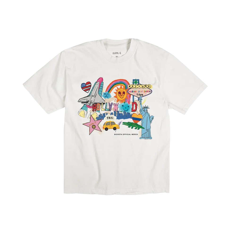 MSB Tour 2023 US Special Edition White Tee